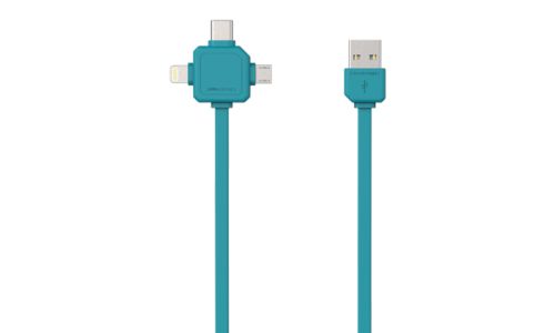 ALLOCACOC 9003BL/USBC15 - USB CABLE 3-IN-1 (USB C MICRO LIGHTNING)